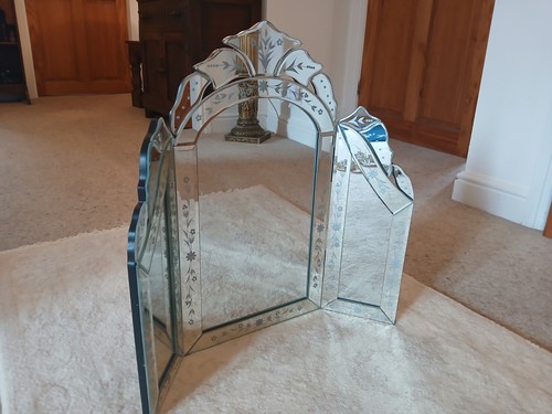 Vintage dressing table mirror - dressing,