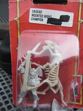 Warhammer Undead Vampire Counts Mounted Wight Champion armoured & Skeleton Horse