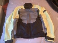 BMW Airflow Motorcycle Jacket, GB Size 46L, Yellow/Black