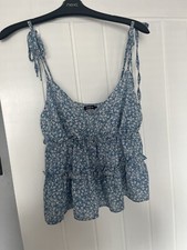 Blue Floral Cami Top