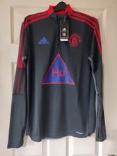 Manchester United Tracksuit Top Size Small Adidas Humanrace