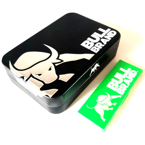 Bull brand tobacco - bull, tin
