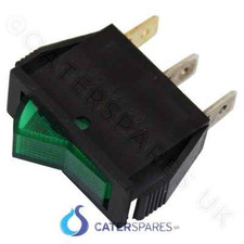 16AMP GREEN NEON ROCKER SWITCH