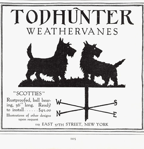 Todhunter weathervanes scottie - todhunter,