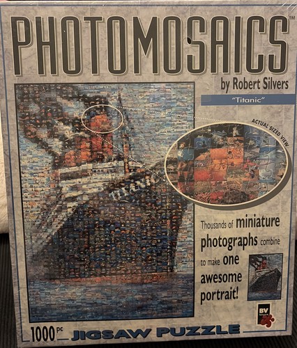 Titanic photomosaics art 1000 - titanic,