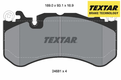 Front brake pad - pad,