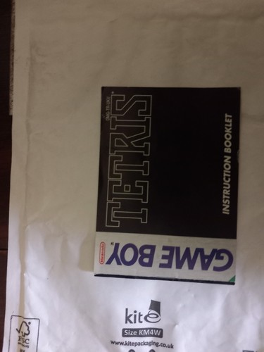 Gameboy tetris manual - gameboy, uk