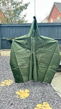 BN British Military Issue Green Lightweight Waterproof Poncho Green