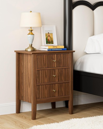 Heyzoey bedside table with - table,