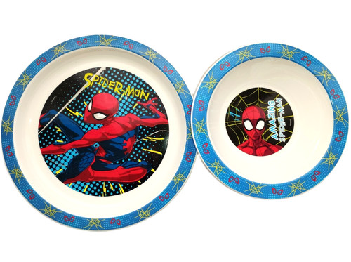 Superhero spiderman plate and - spiderman,