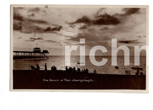 Aberystwyth the beach pier - &,