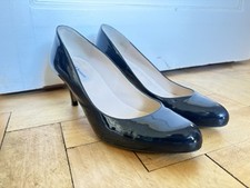 LK Bennett Shilo Blue Patent Shoes - Size 40