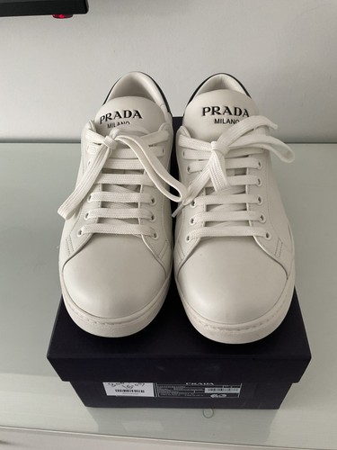 Prada milano white leather - prada,