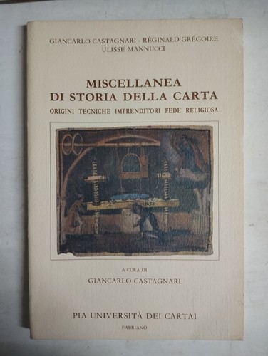 Miscellanea storia della - miscellanea, di
