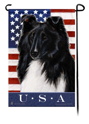 Patriotic usa garden flag - usa,