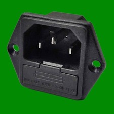 Fused IEC Male Panel Chassis