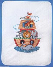Noah's Ark Cot Baby Quilt
