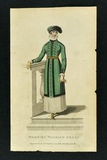 Regency Dress. Military Style