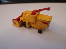 MATCHBOX #51 COMBINE HARVESTER (YELLOW BODY) (1977)