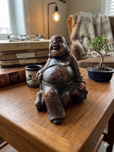 Laughing happy buddha hotei - laughing,