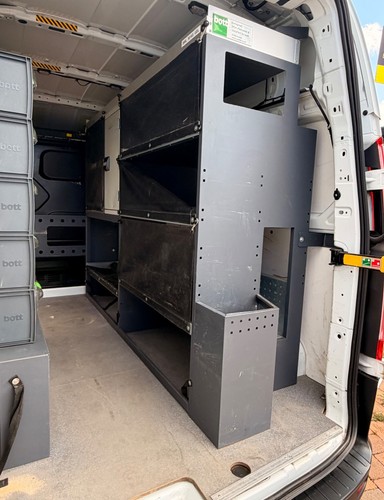 Bott van racking system used - bott,