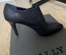 Bally Ankle Boots. Black Goat