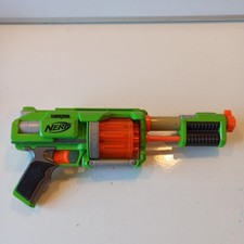 NERF Dart Tag Pump Action Blaster Guns x 2- Orange and Green