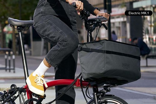 Brompton electric basket bag - brompton,