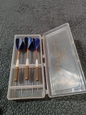 Pair Of Vintage Kwiz Darts , Cased Feather Idea prop or show pieces 