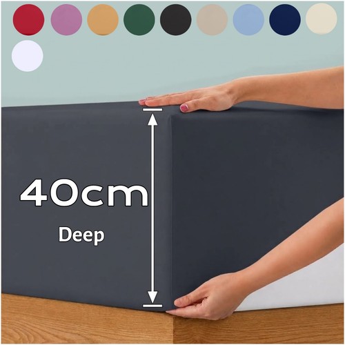 Extra deep fitted sheet - deep, cm
