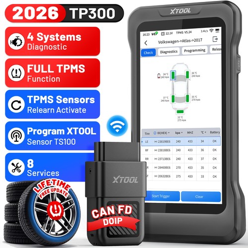 Xtool tp300 tpms - tpms, programming