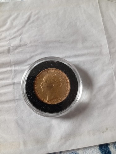 1883 gold sovereign - s,