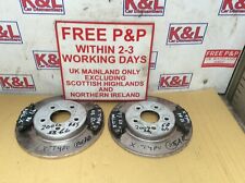 X-TYPE JAGUAR PAIR REAR BRAKE DISCS AND PADS 2004 REG 