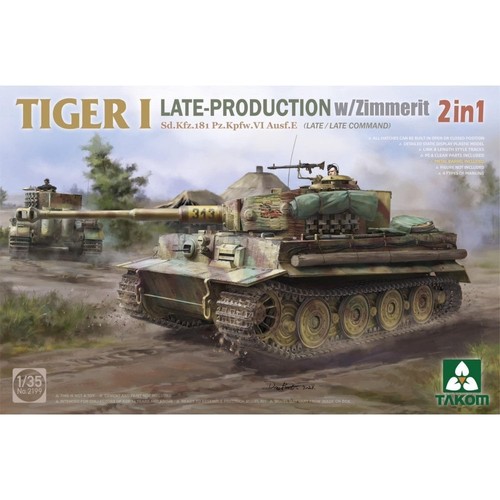Takom tiger late prod - 1:35,