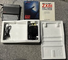 Boxed Sinclair ZX81 with Manuals tested and fully working - very nice condition 