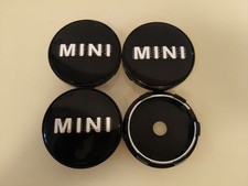 4pcs 60MM Black MINI LOGO WHEEL CENTER HUB CAPS BADGE EMBLEM Modified