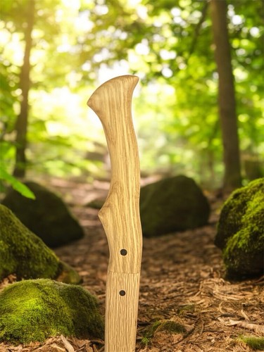 Oak walking stick - stick, 120cm