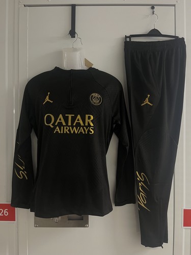 Psg tracksuit black - psg,