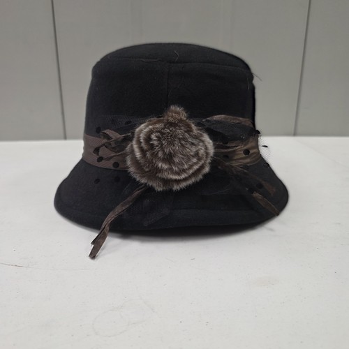 Vintage style black rabbit - vintage, fur