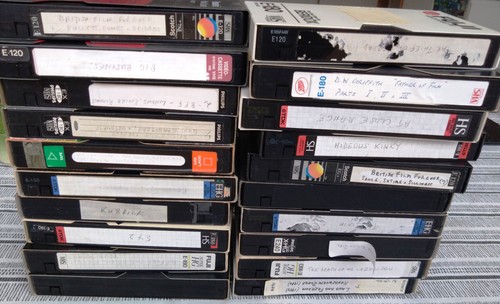 Blank vhs tapes - tapes, job