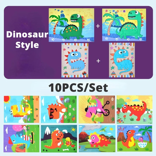 10pcs eva foam sticker - 10pcs,