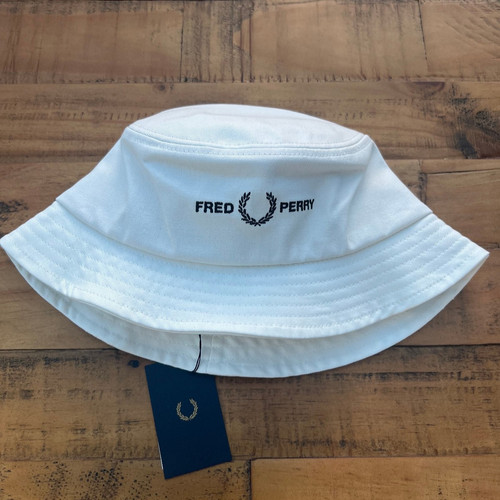Fred perry white - white, twill