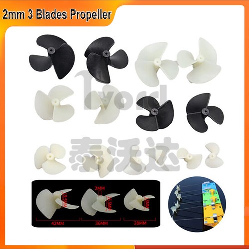 Blade nylon propeller - 3-blade, set
