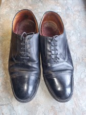 Sanders British Army, RAF Black Oxford Officers Shoes, leather sole, size 8M