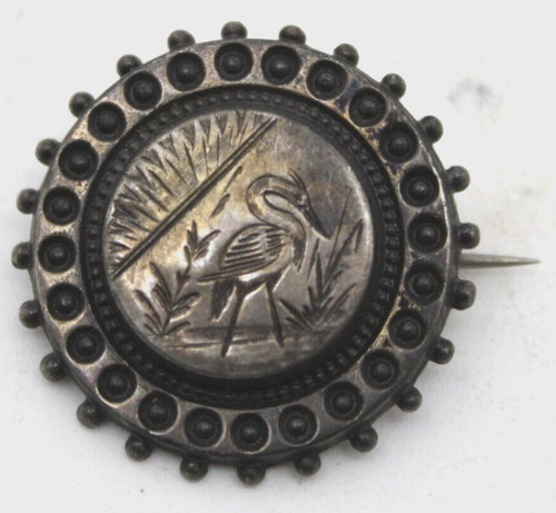 Victorian unmarked silver - silver, pin