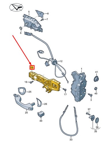Golf mk8 door - cd,