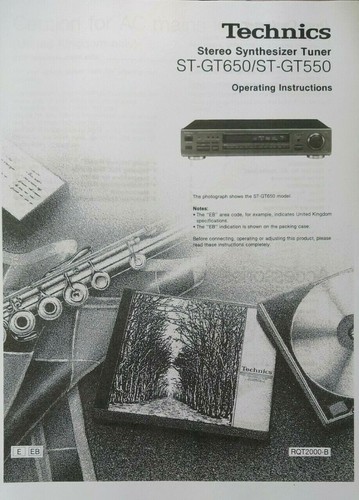Technics gt650 gt550 - technics, st-gt650