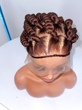 Banana Twist Women's Full Lace Frontal Lightweight Braid Synthetic Handmade  Wig