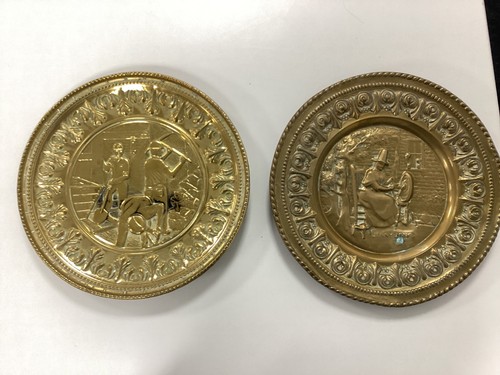 Two peerage embossed brass - embossed,