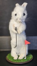 GOLF BUNNY Funny Taxidermy
